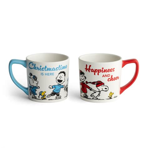 DaySpring - Peanuts - Christmastime is Here + Happiness & Cheer Mug - 2