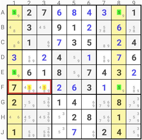 X Wing Sudoku Technique Sherydocs