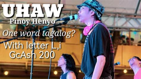 Pinoy Henyo Example Uhaw One Word Tagalog With Letter L I Na Clue Youtube