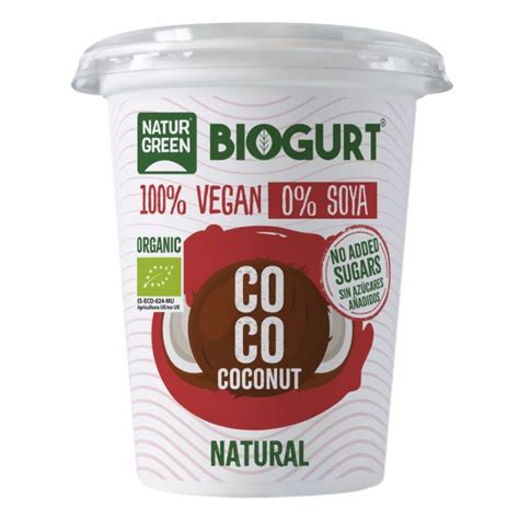 Yogur Vegano De Coco Bio Gr Naturgreen Biogurt