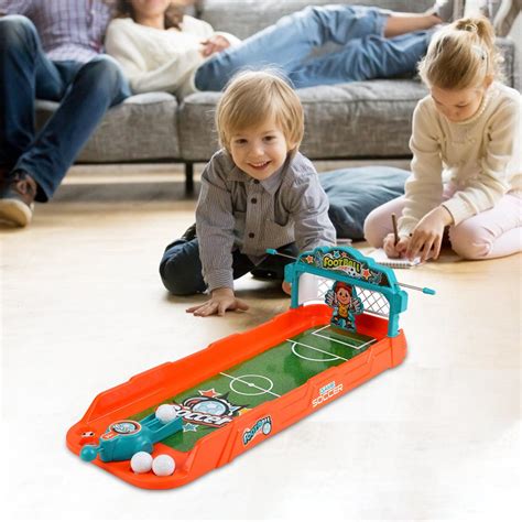 Mini Table Soccer Set Children Sports Toy Desktop Soccer Field Game ...