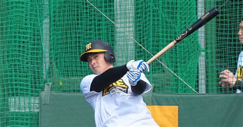 阪神・井上広大が西武・山川直伝の〝どすこい打法〟で宜野座1号をマーク サンスポ