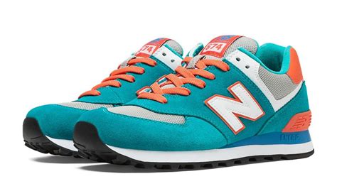 Venta New Balance 574 Blue And Orange En Stock