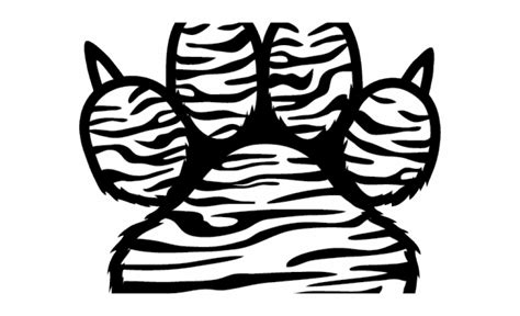 Free Tiger Paw Silhouette, Download Free Tiger Paw Silhouette png ...