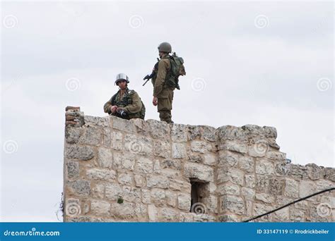 Israeli Occupation in the West Bank Editorial Stock Image - Image of ...