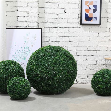 Kunstmatige Opknoping Planten Leaf Bal Plastic Bla Grandado