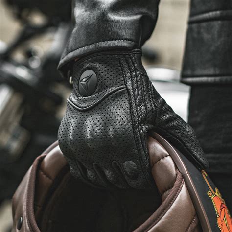 Leather Racing Gloves Mdl0302 Motowolf