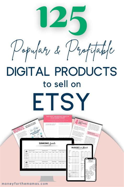 125 Popular And Profitable Digital Products To Sell On Etsy