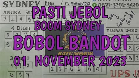 Prediksi Sidney Hari Ini November Bocoran Togel Sydney Hari