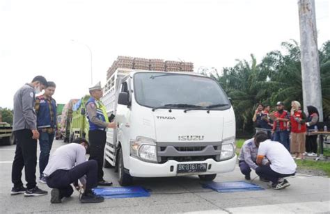 Pt Medan Binjai Toll Gelar Over Dimension Over Load Dan Simpatik Di