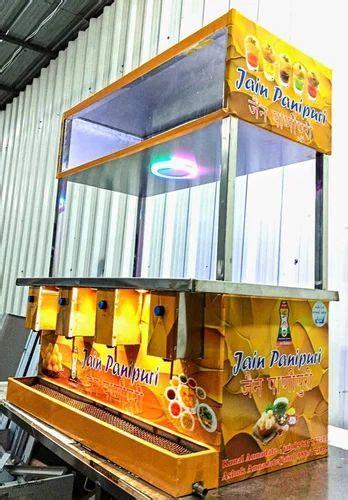 Automatic Stainless Steel 4 Nozzle Table Top Pani Puri Vending Machine