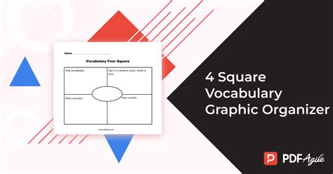 Blank Four Square Writing Template 2 TEMPLATES EXAMPLE