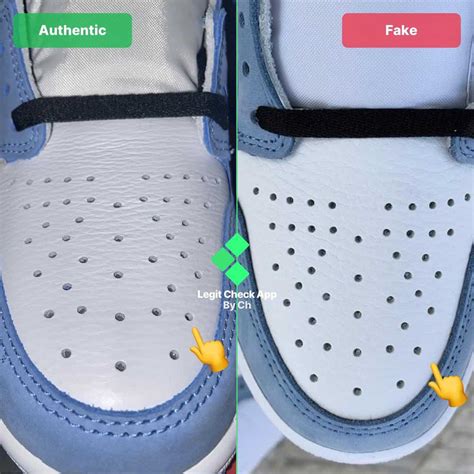 How To Spot Fake Air Jordan 1 University Blue 555088 134 Fake Vs Real