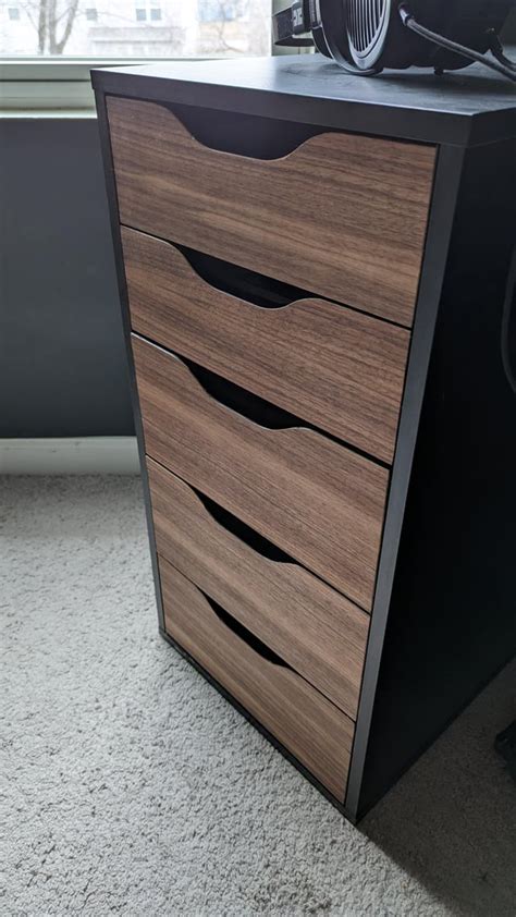 Alex Drawers With Walnut Veneer R Ikeahacks