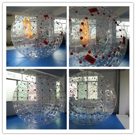 Bola Infl Vel Do Pvc Zorb Do Ponto Vermelho Mm Bola Humana Infl Vel