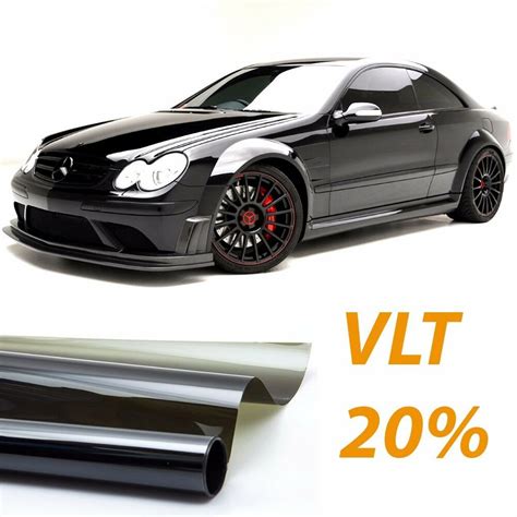 50cm 3m 20 Vlt Black Pro Car Home Glass Window Tint Tinting Film Roll