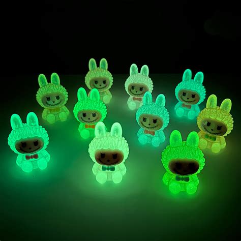 Dsth Luminous Labubu Micro Landscape Diy