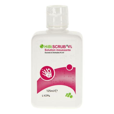 Hibiscrub 4 pour cent flacon de 125 ml Médicament conseil Pharmacie