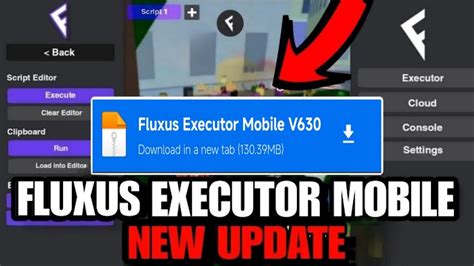 Fluxus Executor Mobile New Update V630 Fluxus Atualizado DELTA