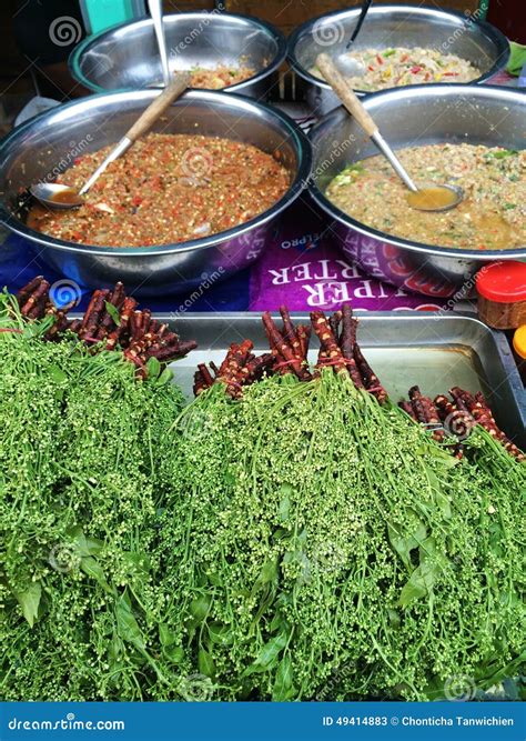 Thai Street Fast Food In Hot Pan, Pad Thai Thai Noodle Stock Image