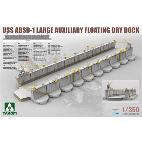 Takom Uss Absd Large Auxiliary Floating Dry Dock