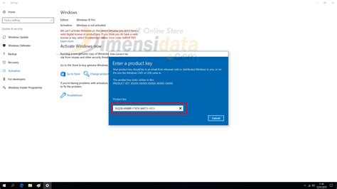 Aktivasi Windows 10 Pro 2019 Dasesticky