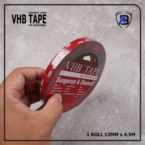 Jual 3M VHB DOUBLE TAPE AUTOMOTIVE 4900 SIZE 12MM X 4 5M DOUBLE TAPE