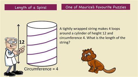 Length Of Spiral Wrapped Around A Cylinder YouTube