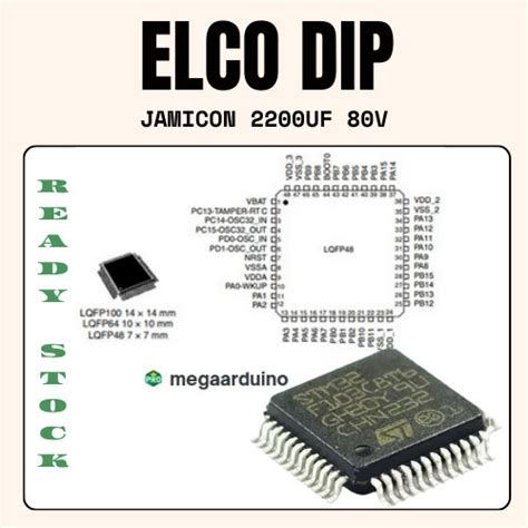 Jual Ic Smd Stm Stm F C T Lqfp Arm Based Microcontroller Mcu