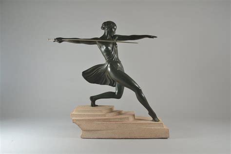 Fr Pierre Le Faguays Fayral Antiope Art Deco Sculptures