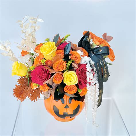 Autumn Pumpkin Blooms for Halloween | Petal Box