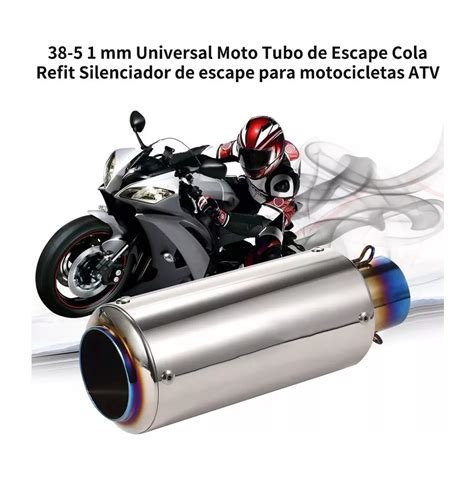 Escape Silenciador Para Moto Universal Mm Plata Coppel