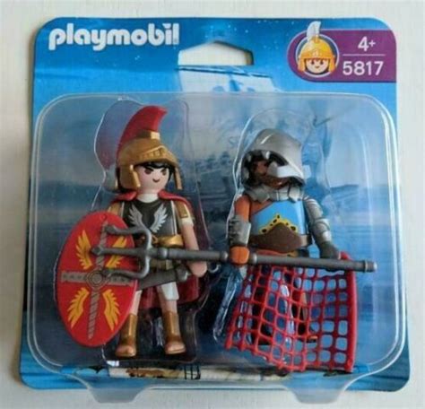 Playmobil Duo Pack Tribun und Gladiator 5817 Neu OVP Römer Soldaten