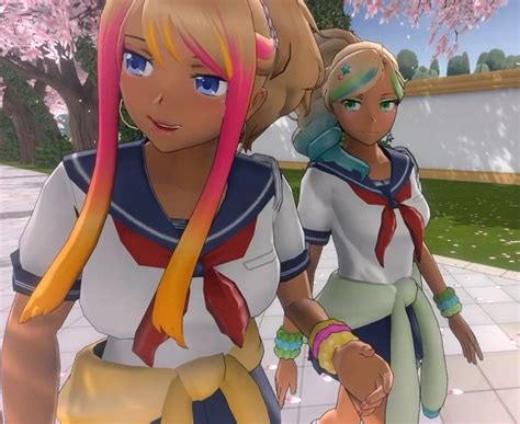 Hana Daidaiyama And Hoshiko Mizudori 💲 Yandere Simulator Gyaru Hana Bullying Zelda