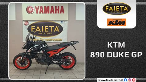 Faieta Motors Usato KTM 890 Duke GP Anno 2023 YouTube