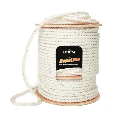 BOEN 5 8 In X 600 Ft Poly Combo 3 Strand Safety Rope SR 58600 The