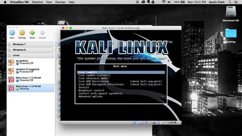 Kali Linux 1 1 0 64 Bit VirtualBox Install In Mac OSX 10 10 YouTube