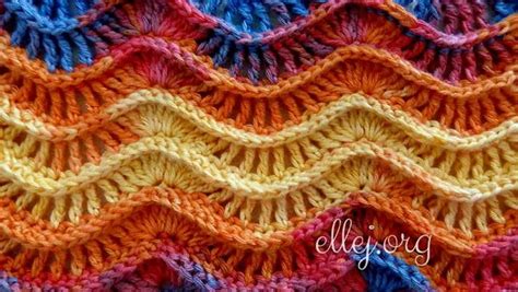 Wavy Crochet Pattern Weave Crochet