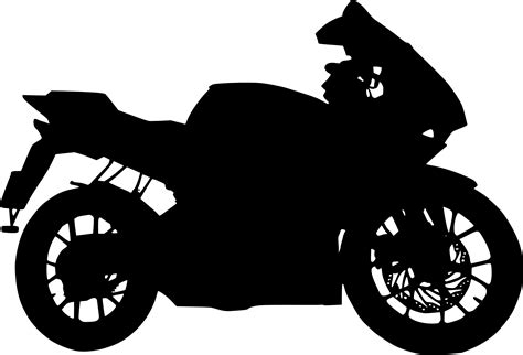 6 Motorcycle Silhouettes (PNG Transparent) | OnlyGFX.com