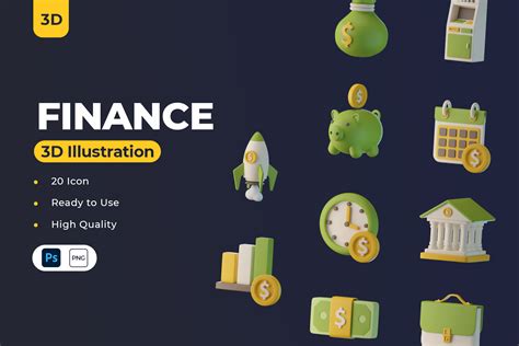 Finance 3d Icon Pack 20 Free Download Business 3d Icons Iconscout