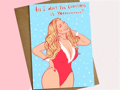 Mariah Carey Christmas Card - Ryan Hodge Illustration