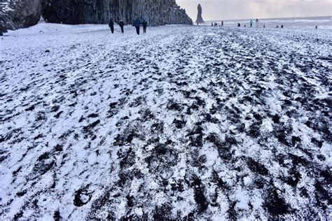 Winter at Black Sand Beach, Reynisfjara Iceland- Travel By A Sherrie Affair