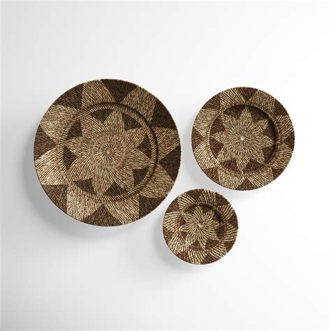 3 Piece Wicker Basket Trays Wall Décor Set & Reviews | Joss & Main