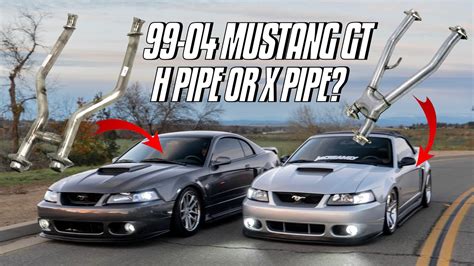 OFF ROAD H PIPE Or X PIPE ON YOUR 99 04 MUSTANG GT 4 6 YouTube