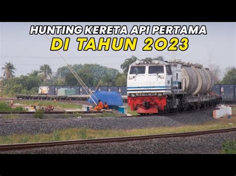 HUNTING KERETA API DI AWAL TAHUN 2023 Dapet KA Semen Langka