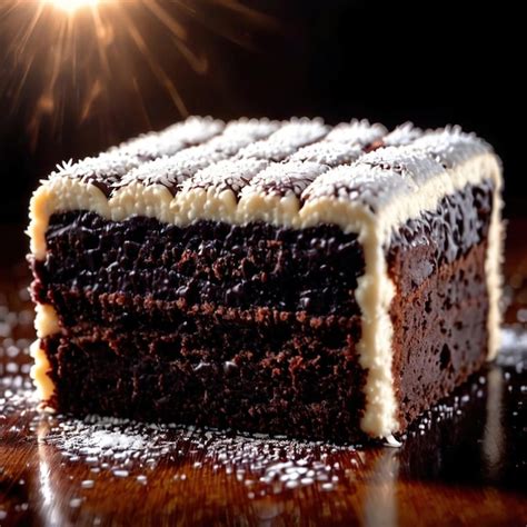 Premium Photo Lamington Traditional Popular Sweet Dessert Cake