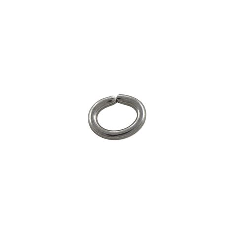 Oval Open Jump Ring 6x4 5mm Surgical Stainless Steel 10 Pcs