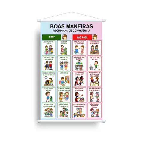 Banner Pedag Gico Boas Maneiras Bom Comportamento Sil