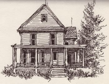 Creepy House Drawing at PaintingValley.com | Explore collection of Creepy House Drawing