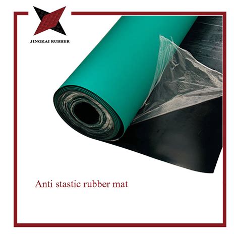 Heat Resistance Green 3mm Rubber Sheet Anti Static Esd Rubber Mat